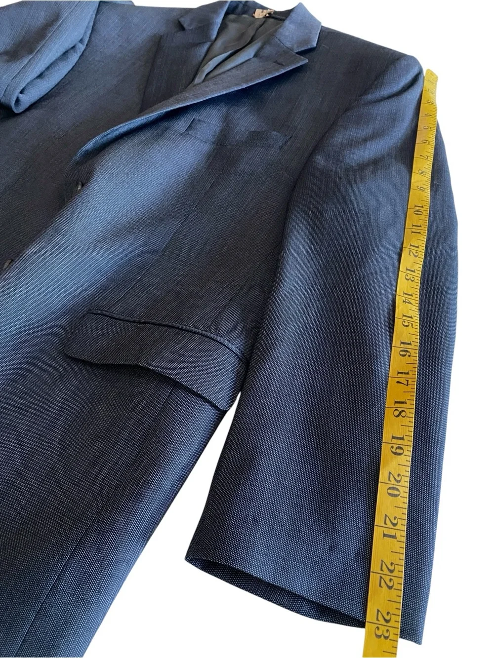 Lauren Ralph Lauren 40S Charcoal Gray Wool Suit Jacket Sport Coat